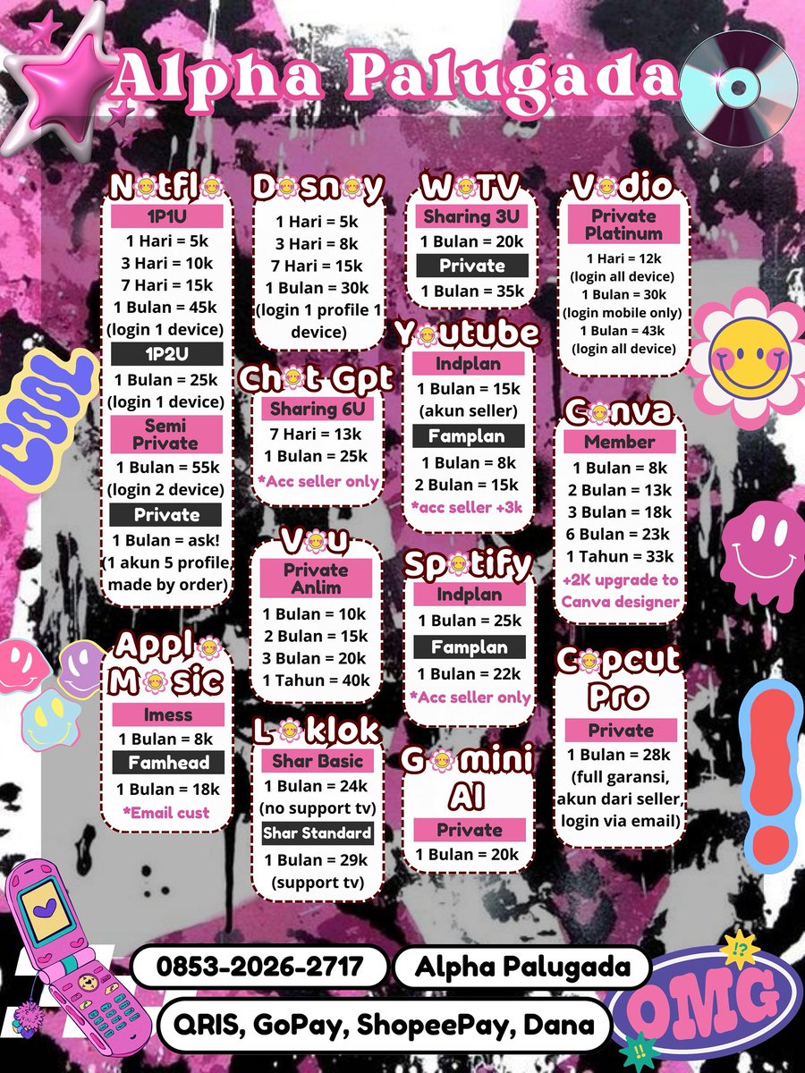 alpha.palugada wa link di bio tweet media