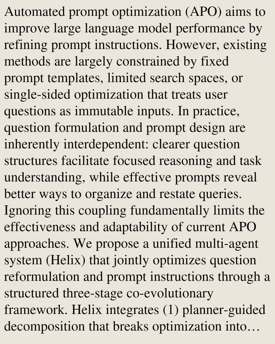 Multiagent Systems arXiv tweet media