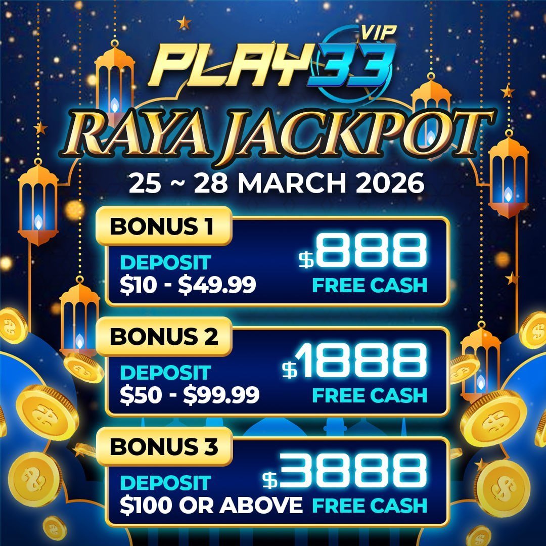 play33vipsg's tweet photo. Google search : PLAY33VIP
Website : https://t.co/vNVNWgmTdl

No need to begin big — even a small start can lead to great benefits 🎉🎉

#Play33 #HuatAh #SingaporeGaming #HariRaya #LuckAndProsperity #Play33VIP #JoinNow https://t.co/KjvDUGuqpc