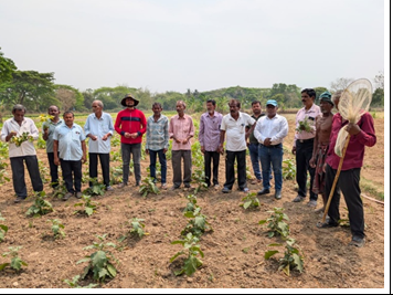 CipmcB's tweet photo. Fourth day of the Five day’s human resource development (HRD) training programme 2025-26 on Integrated Pest Management was conducted at AT- CASA BANAMLIPUR, BLOCK-BALIPATNA, DISTRICT- KHORDA on 19.03.26 by CIPMC BHUBANESWAR. https://t.co/MVMC5pPv51