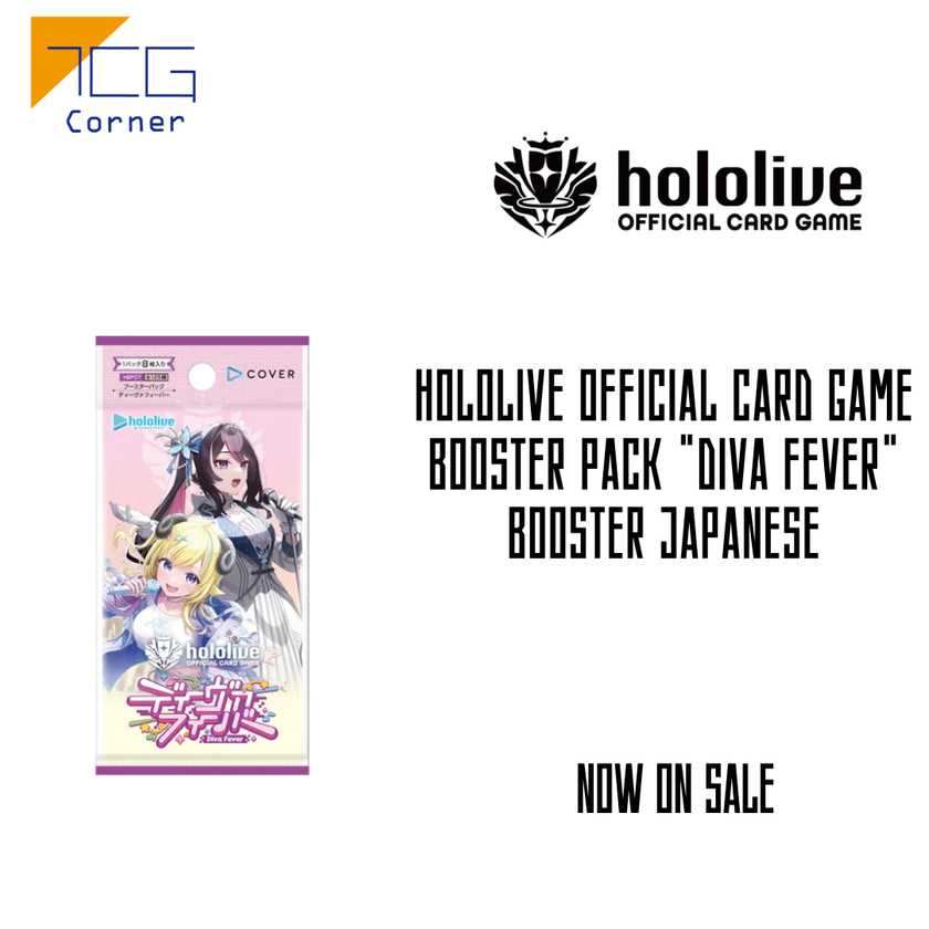 tcgcornerglobal's tweet photo. Hololive Official Card Game hBP07 Diva Fever Booster Japanese
-12 pack per box
-12 box per case
NOW ON SALE
https://t.co/g2ntft9rY2
#HololiveOfficialCardGame #hBP07 #DivaFever https://t.co/hOk6GJqH4r