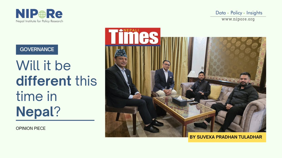 Nepal Institute for Policy Research (NIPoRe) tweet media