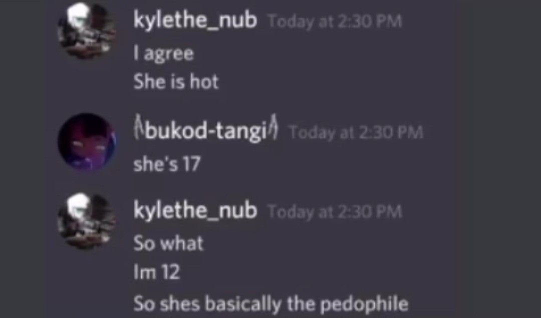 Discord Messages With Threatening Auras tweet media