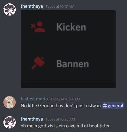 Discord Messages With Threatening Auras tweet media