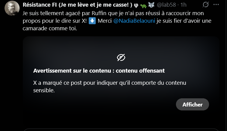 Résistance FI (Je me lève et je me casse! ) φ 🐢🐺 tweet media