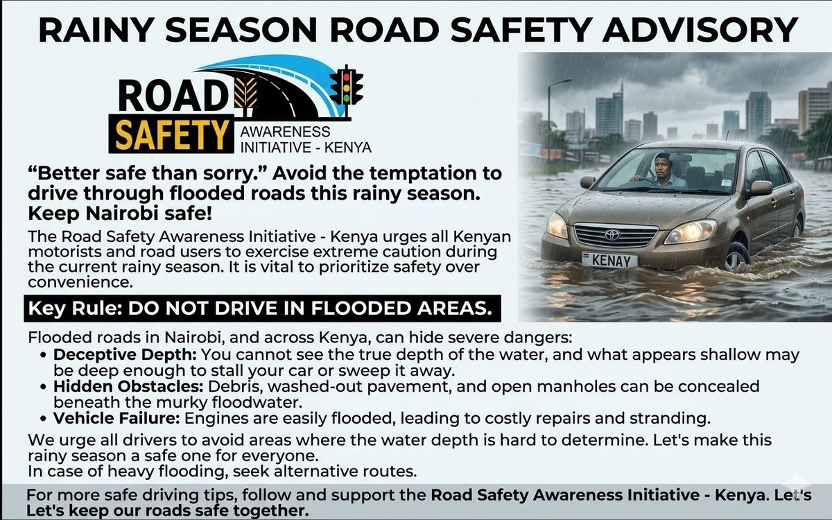 Road Safety Awareness Initiative (Kenya) tweet media