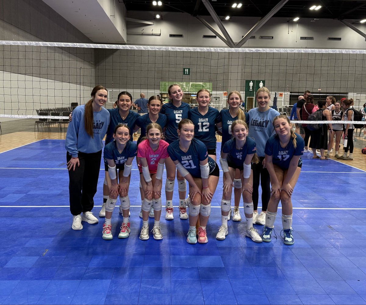 BaylorK2031's tweet photo. This weekend, I switched things up and played in the Nike MW Qualifier in St. Louis. We didn’t get off to the best start, but we picked up the pace and clinched the Diamond bracket! I also managed to rack up over 24 aces with my serve. https://t.co/gjzqS2ekWu