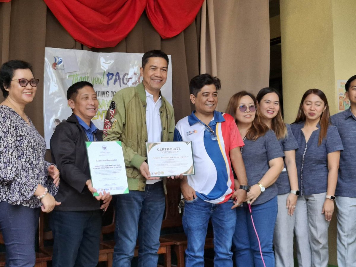 Philippine Amusement and Gaming Corporation tweet media