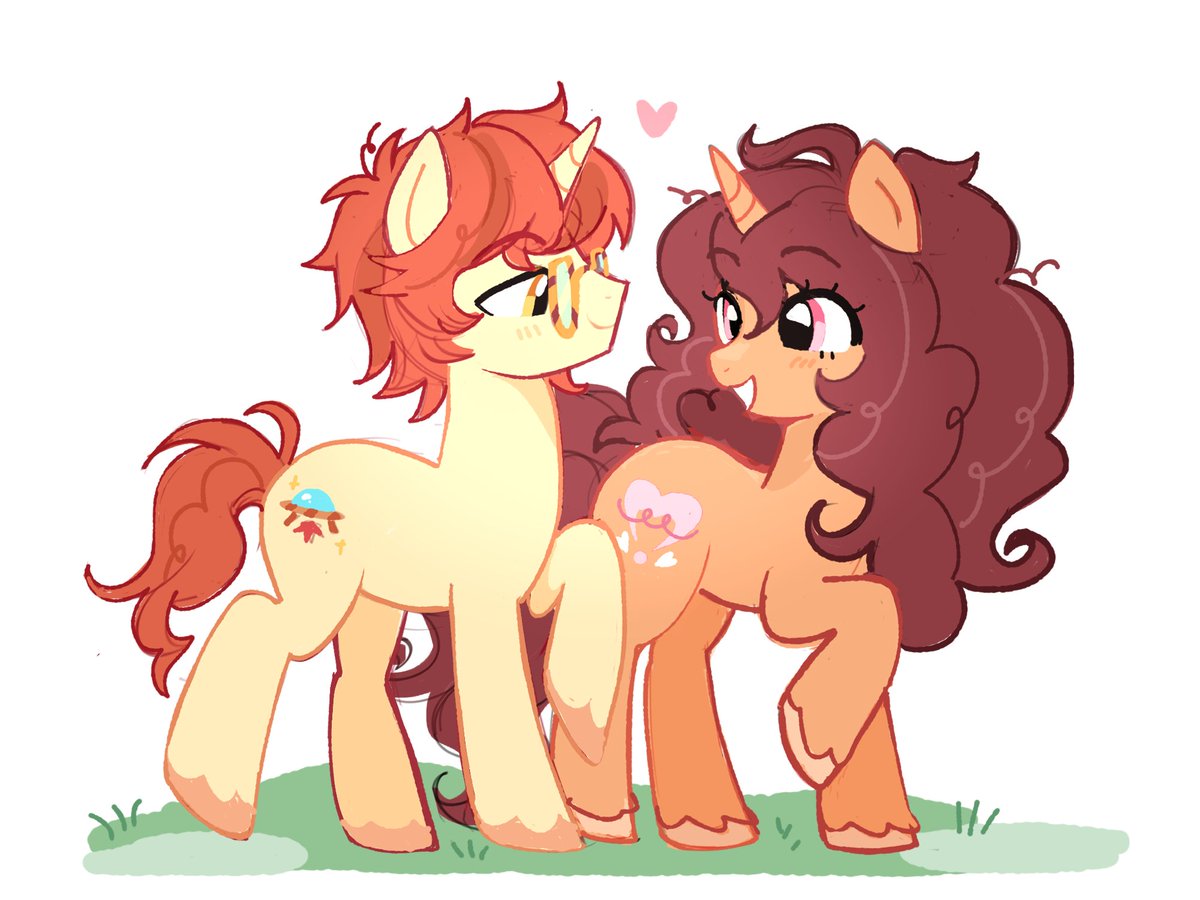 Saeyoung and Anyi ponysonas....
It's been a long time since I drew ponies, I used /Eriz0d_bolsillo design for Saeyoung's pony  ヽ(✿ﾟ▽ﾟ)ノ