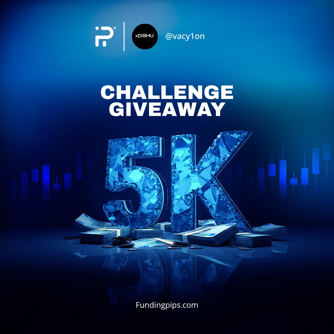 🚨 𝗙𝗨𝗡𝗗𝗜𝗡𝗚𝗣𝗜𝗣𝗦 𝗚𝗜𝗩𝗘𝗔𝗪𝗔𝗬! 🚨

Win Free 3 x 5k Challenges 💸

How to Enter ⬇️

1️⃣ Follow: <a href="/vacy1on/">VACY</a> <a href="/risers343/">Rise Fx</a> <a href="/avikkfp/">Avikk</a> <a href="/fundingpips/">FundingPips</a> <a href="/NovaXTrade/">Nova Community</a> <a href="/SantanuKD2003/">Awaited FX</a> 

2️⃣ Like + Retweet + Tag 3 Friends

3️⃣ Comment best feature about Fundingpips 
 
Winners in 72 Hour ⌛