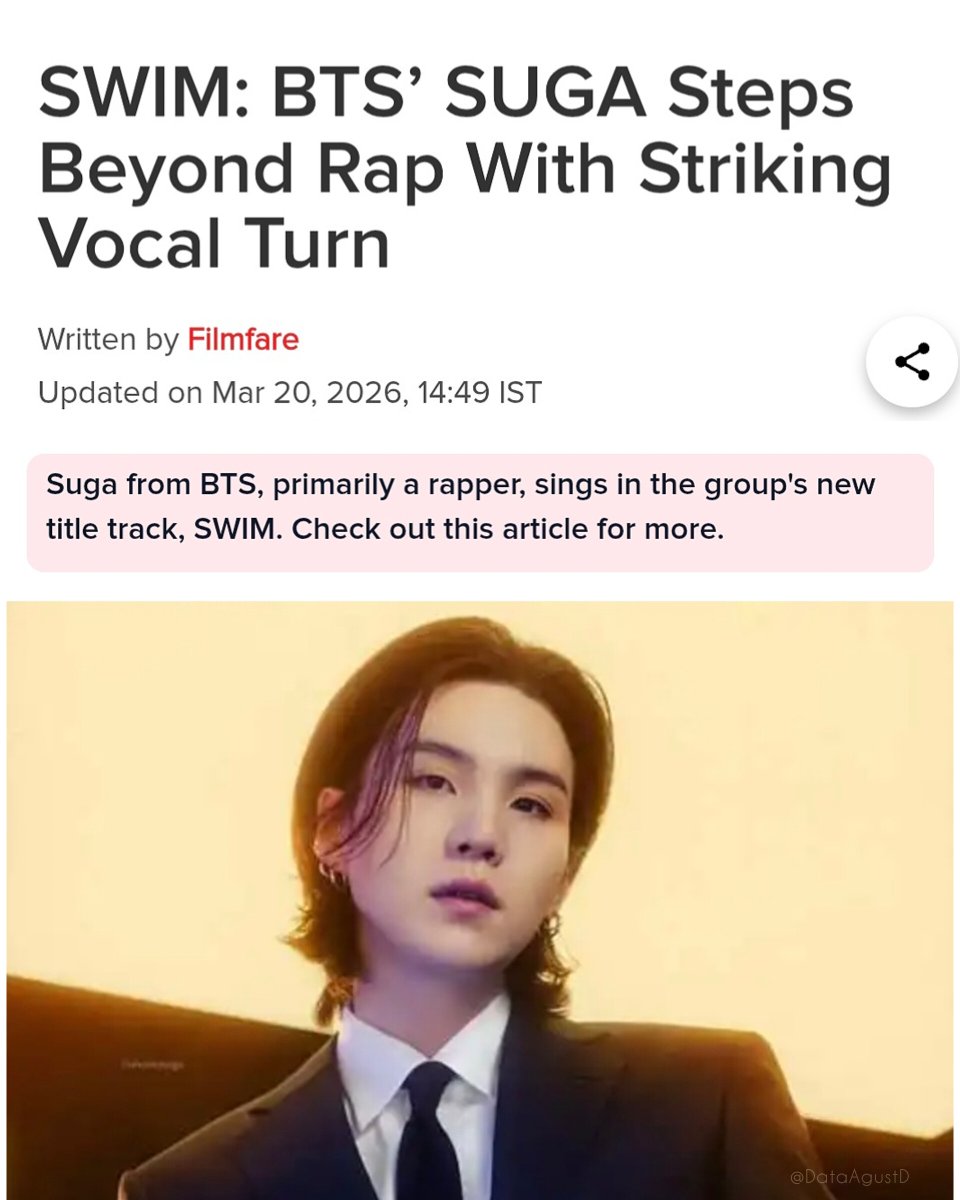 AGUST D CHARTS tweet media