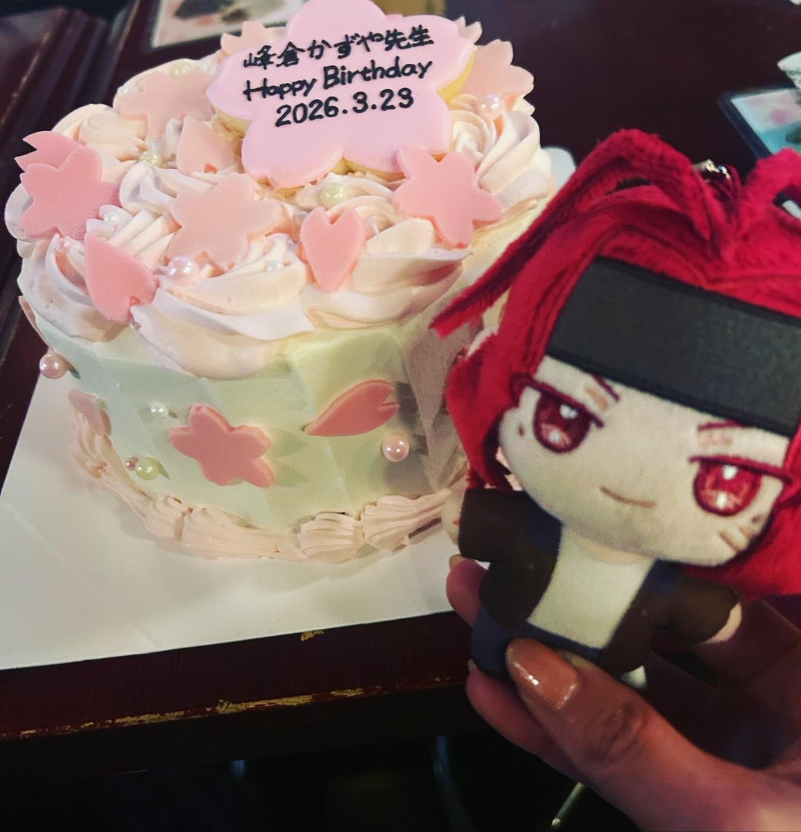 峰倉先生の西の誕生日会に今年も顔出させてもらいました🫶
お誕生日おめでとうございます🎂🎉
