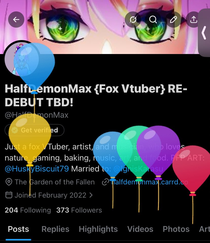 HalfDemonMax {Fox Vtuber} RE-DEBUT TBD! tweet media