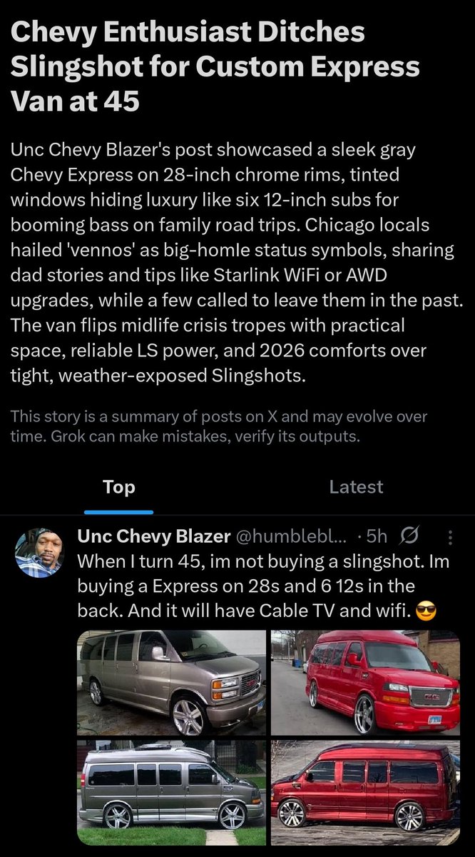 Unc Chevy Blazer tweet media