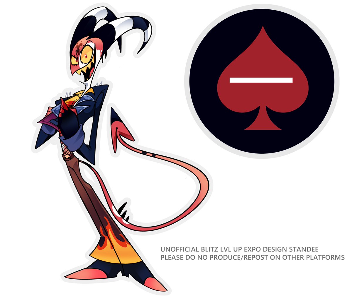 I just think standees of their LVL UP outfits would be neat!! 

#helluvaboss