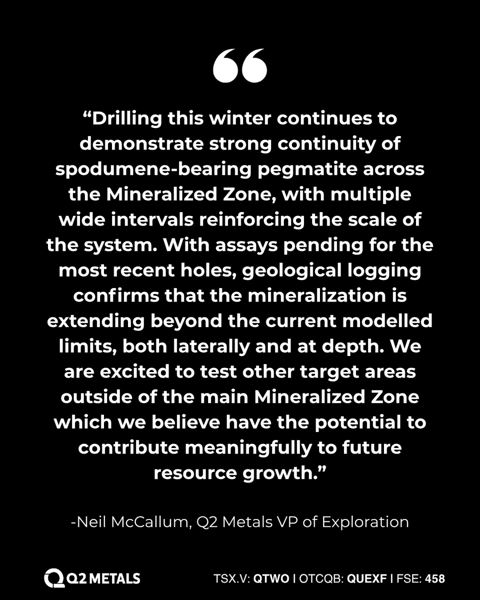 Q2 Metals - Cisco Lithium Project tweet media