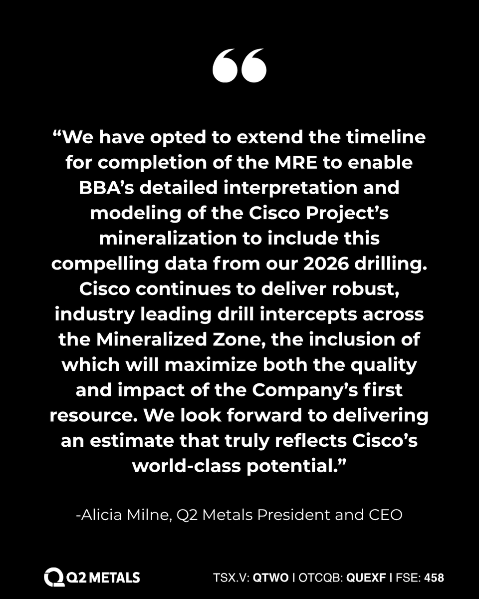 Q2 Metals - Cisco Lithium Project tweet media
