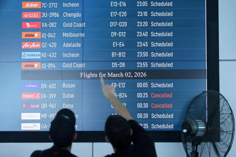 tradwithipm's tweet photo. ⚠️🚨 THIS IS NOT A DRILL 🚨⚠️

AIRSPACE STATUS — MIDDLE EAST — DAY 24 OF WAR:

🇮🇷 Iran — CLOSED. Full war footing. Launching daily.

🇮🇱 Israel — CLOSED to commercial. Military ops only.

🇮🇶 Iraq — RESTRICTED. Multiple warnings active.

🇧🇭 Bahrain — RESTRICTED. Multiple shutdowns this week.

🇰🇼 Kuwait — RESTRICTED. Airlines pulling routes.

🇶🇦 Qatar — "partial ops" — barely hanging on.

🇸🇦 Saudi Arabia — Multiple airports RESTRICTED.

🇦🇪 UAE — "Still open." Full speed. 1,797 missiles fired at them. Still open.

Don't be fooled.

Emirates is flying jets at 5-10% passenger capacity on some routes.

They are paying to fly near-empty planes into a war zone.

Because closing the airport is not an option their GDP can survive.

$53,000,000,000 wiped from global airline stocks.

37,000 flights cancelled across the region.

$600,000,000 in Gulf tourism spending lost EVERY SINGLE DAY.

And UAE says "Dubai is safe."

This morning: missile debris fell in Abu Dhabi. Civilian injured.

This is DAY 24.

Bookmark this. Come back in 7 days.