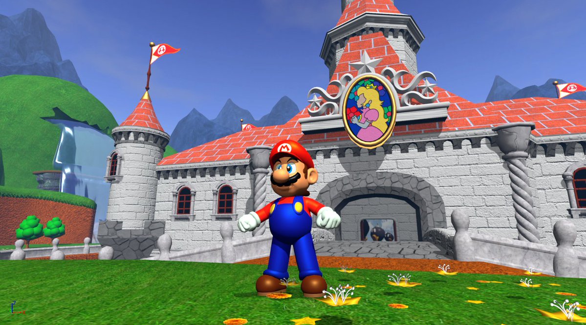 Super Mario 64: ReRendered tweet media