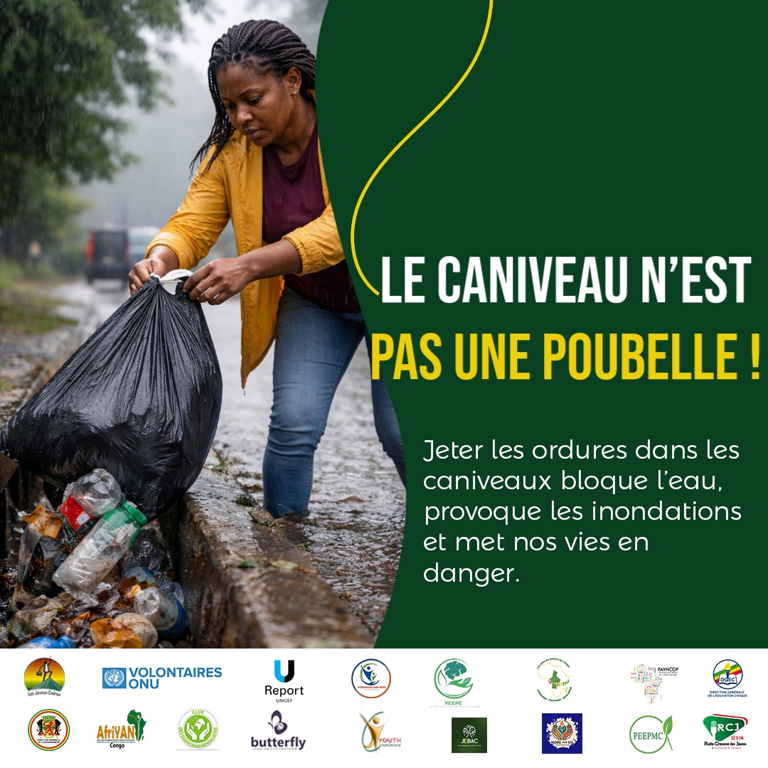 ArichopMapaya's tweet photo. 🚨 Le caniveau n’est pas une poubelle !

Un geste irresponsable peut provoquer des inondations.
Protégeons notre environnement. 🌍

#JeunesCadres #VNU #Volontariat #EngagementCitoyen #JeunesActeurs https://t.co/ULqne9Hp1E
