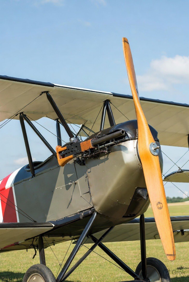 Whispersofglobe's tweet photo. The world's first true fighter plane was the **Fokker E.I Eindecker** (1915), the pioneering WWI monoplane with a synchronized forward-firing machine gun that revolutionized air combat during the "Fokker Scourge." It marked the birth of dedicated aerial fighters! ✈️ 

#AviationHistory #FirstFighter #FokkerEindecker #WWI #MilitaryAviation