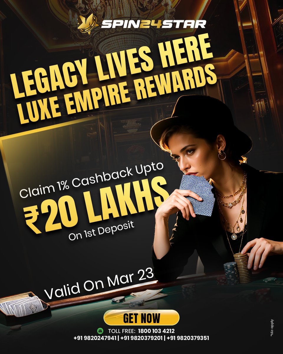 spinstar_in's tweet image. Build your empire, one smart move at a time. 💸
Don’t miss today’s exclusive reward drop tap in before it’s gone.

#CashbackOffer #LimitedTimeDeal #SmartMovesOnly #OnlineRewards #WinningDeals #RewardSeason #MoneyMoves #TodayOnly #GrabTheDeal #HighRewards #TrendingNow #DontMissOut
