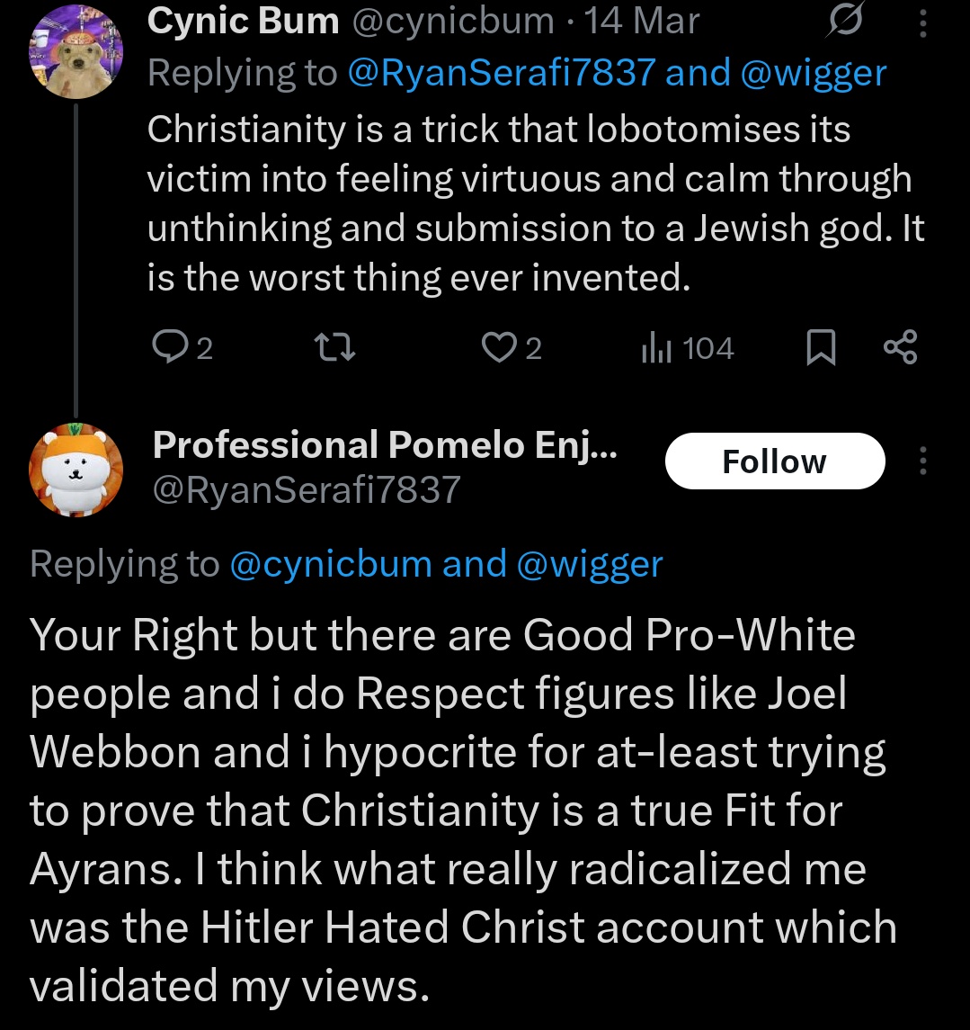 Hitler Hated Christ tweet media