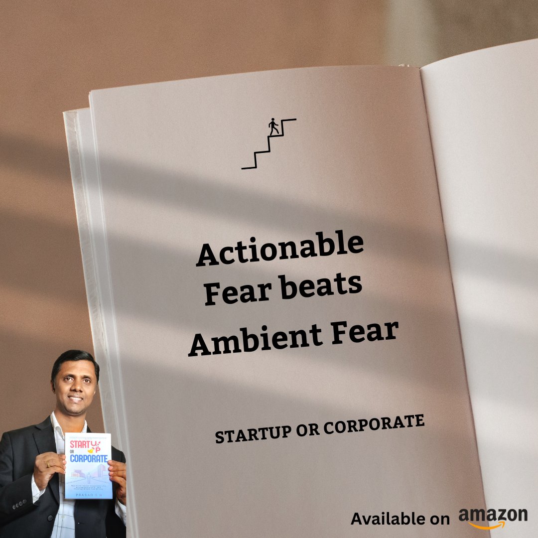 prasad_'s tweet photo. Actionable Fear beats Ambient Fear - Startup or Corporate https://t.co/uGATEqvaww https://t.co/qvFYSBYS9b