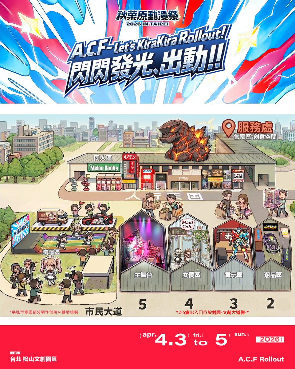 Rollout - A.C.F 秋葉原動漫祭 tweet media