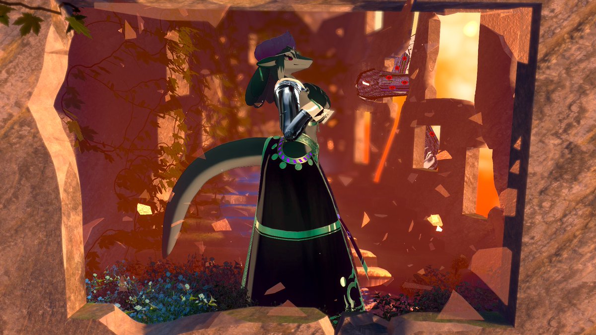 LeadSmokedPages's tweet photo. i like to take pretty pictures with isla because her story ended too early, so she gets extra treat
#VRChatPhotography https://t.co/48CeFzEKod