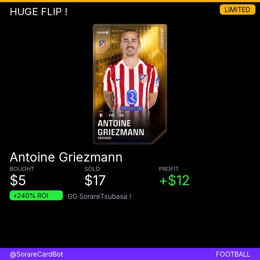 Sorare Alerts tweet media