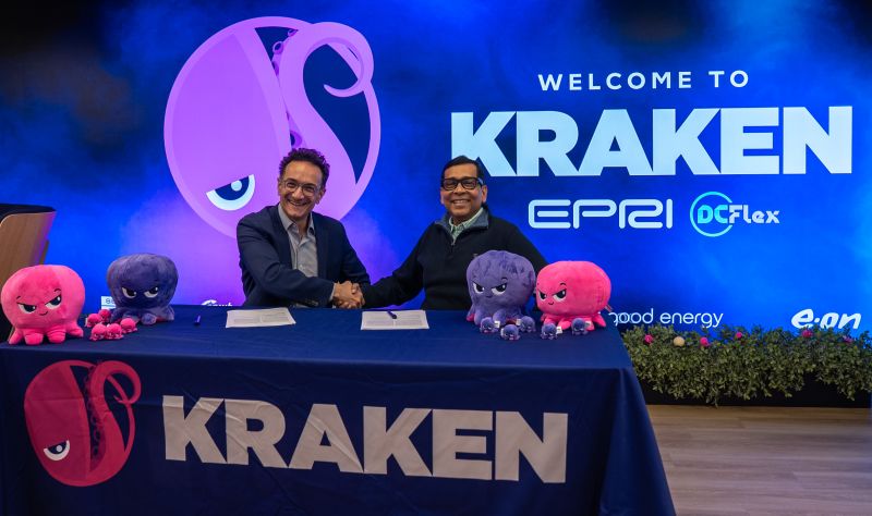 KrakenJp's tweet photo. 【グローバルニュース】Google、Microsoft、Metaらと連携。 クラーケンがデータセンター（DC）の「電力不足」問題を解決へ⚡️

AIブームでDC新設が急増する一方、世界中で「電気が足りなくて接続できない」事態が発生。クラーケンは@EPRIの #DCFlex に加わり、この壁を突破します。

日本のDC拠点でも他人事ではありません。

クラーケンの強み： 
✅ DCを「ただの消費地」から「グリッドの調整役」
✅ AI制御で系統接続をスピードアップ 
✅ デジタル成長と脱炭素の両立

「電気が足りないからDCが建てられない」という未来を、テクノロジーで書き換えます。

#KrakenTechnologies #クラーケン #データセンター #AI #電力需給 #DX