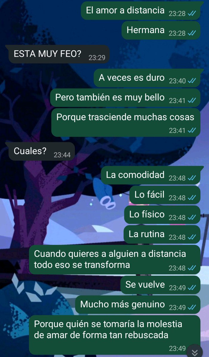 _rojaflor's tweet photo. Pensamientos de amar a distancia
[...]
Quién se tomaría la molestia de amar de manera tan rebuscada. https://t.co/KEYmtAIWrw