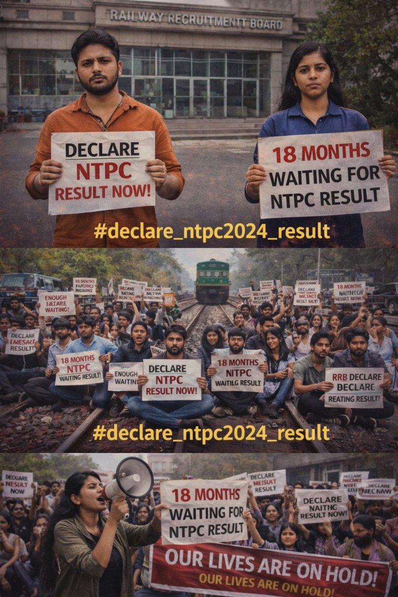 tannukumar5464's tweet photo. Ntpc graduate result dooooo
@AshwiniVaishnaw
@RailMinIndia
@narendramodi
@PMOIndia
@DoPTGoI

#declare_ntpc2024_result https://t.co/Jtsr0IO5OF