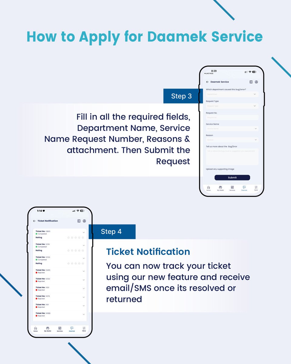 Digitaluaq's tweet photo. Daamek service 
to report any technical issue for UAQ services. https://t.co/vl0dfHlRDK
