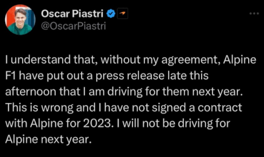 ִֶָ 𓂃⊹ oscar piastri impregnator ε( 。· ɷ ·) tweet media