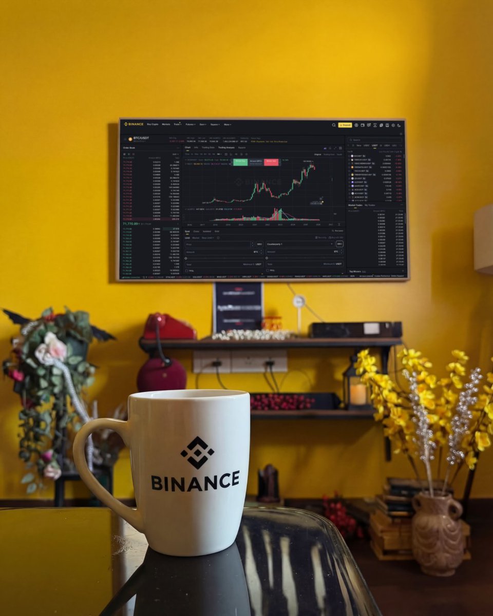 Binance tweet media