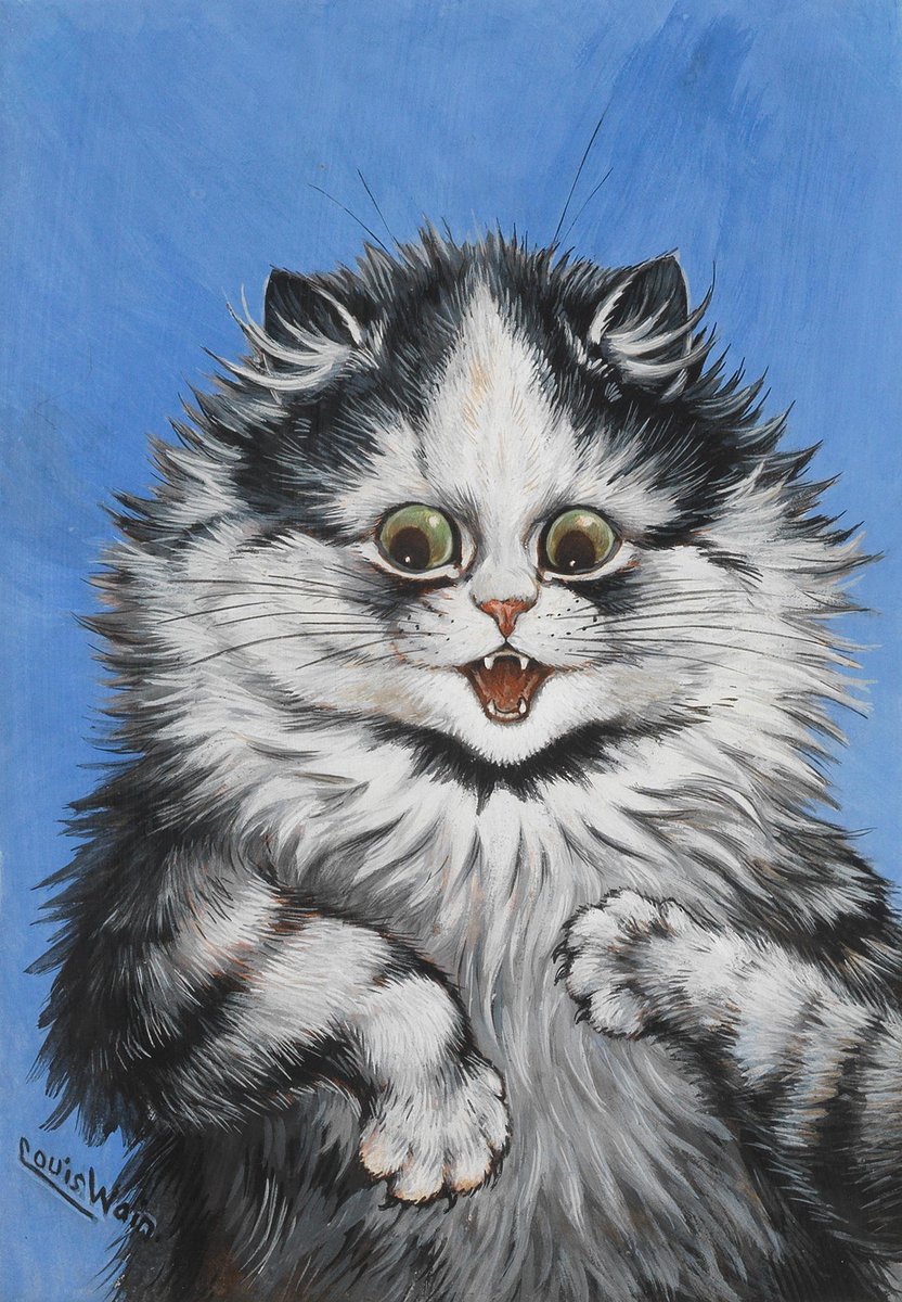 Louis Wain Bot tweet media