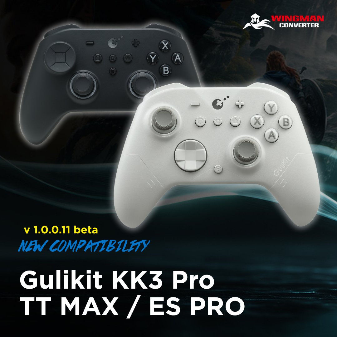 brookgamingfans's tweet image. #Wingman #P5 Latest BETA Firmware Update!!!

We know many players want to use their favorite controllers on PS5—and we heard you loud and clear!

In this beta firmware, we’ve added support for many more controller brands, including:
#Flydigi #Vader 3 / 4 / 5 Pro, Apex 4 / 5 Elite