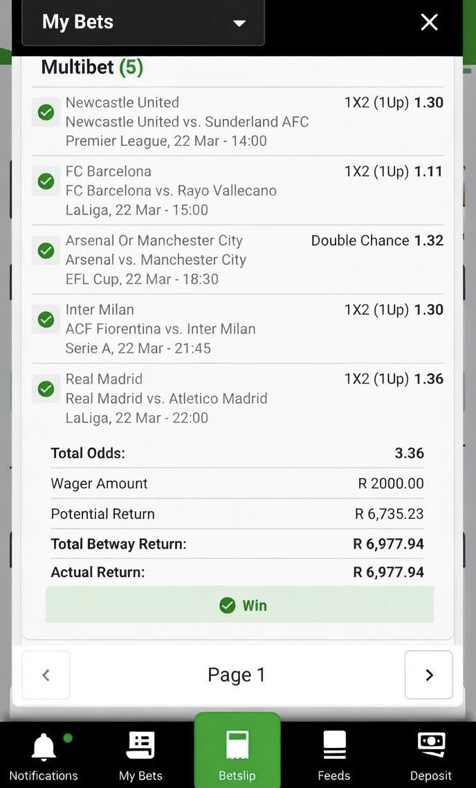 SigidiBets's tweet photo. BOOM 💥 BOOM 💥 BOOM 💥

IN SIGIDI WE TRUST 🤞🏾🔥
IN SIGIDI WE BELIEVE 💯🚀

R6900 BOOOOOOM 💸💸💸

THIS YEAR IS OUR YEAR — NO PLAYING GAMES 😤📈

BIG LOVE to the 84 of you that followed 🙌🏾❤️
WE ONLY GOING UP FROM HERE 🚀🚀🚀

Betway booking code: BW47E9EC6A

#Sigidi #ChappiesMoney #Betway #WeMove #RunItUp