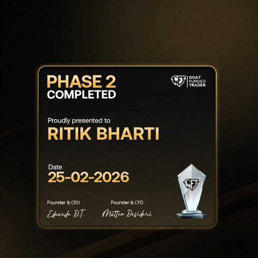 ValaDivyes82221's tweet image. Phase 2

Huge thanks to @Goatfunded &amp;amp; @EdwardXLreal 

#GoatFundedTrader #Phase1Complete #FundedTrader #TradingJourney