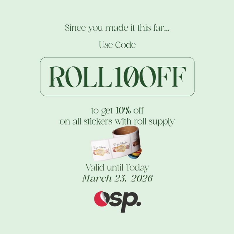 If you made it this far, you’re committed!

Get your 10% off on all #stickers with a #rollsupply!

Use the code ROLL10OFF in this link: tinyurl.com/mr47urd3

Hurry, only a few hours left before the #sale ends at 11:59 PM Eastern time.

#salealert #stickersale #endofsale