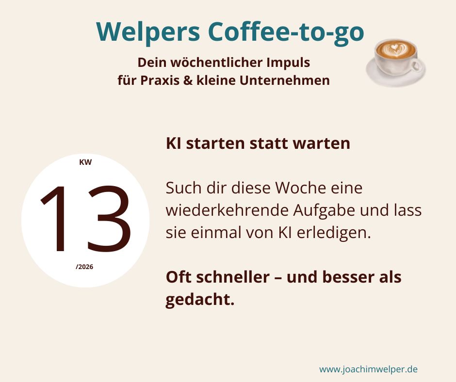 Business Coach und Steuerberater Joachim Welper tweet media