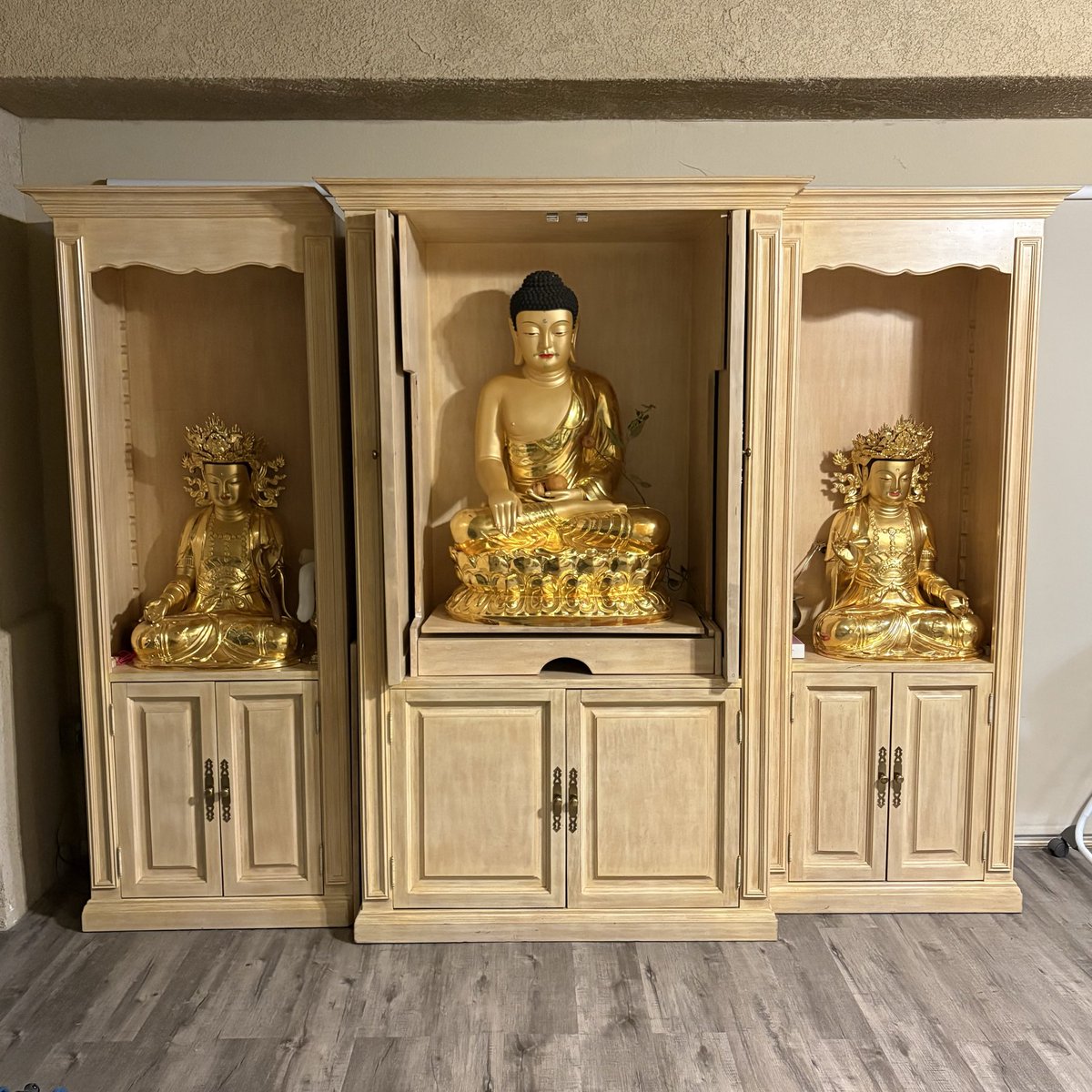 _JosephEsposito's tweet photo. Ironically, this shrine is at the air bnb where we are staying while preaching at a missions conference. 

2 Cor 4:4 “In whom the god of this world hath blinded the minds of them which believe not, lest the light of the glorious gospel of Christ, who is the image of God, should shine unto them.”