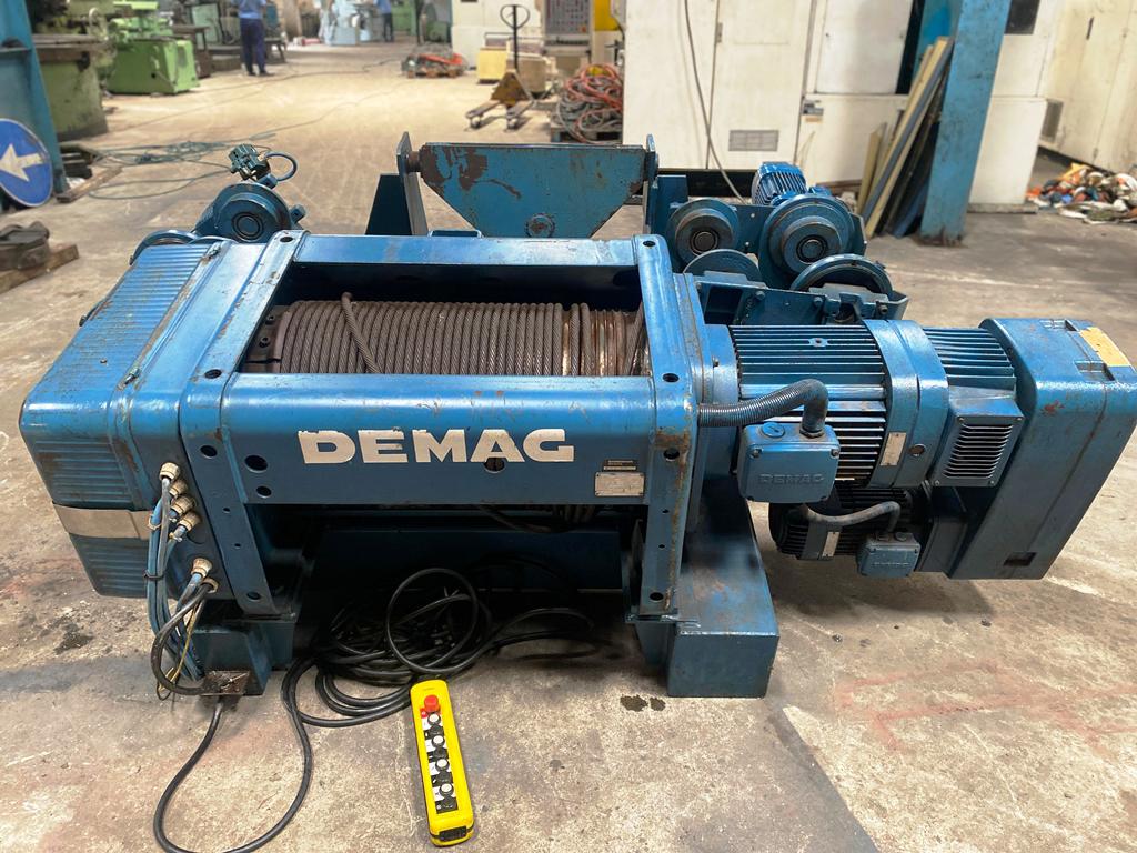 Prowin_corp's tweet image. Demag 12.5 Ton Hoist – German Make
Make – Demag
Origin – Germany
Rope Thickness – 60 mm
Ready for inspection
#Demag #Hoist #IndustrialEquipment #MaterialHandling #HeavyDuty #LiftingSolutions #UsedMachinery #Engineering #Manufacturing #FactoryEquipment #GermanyMake