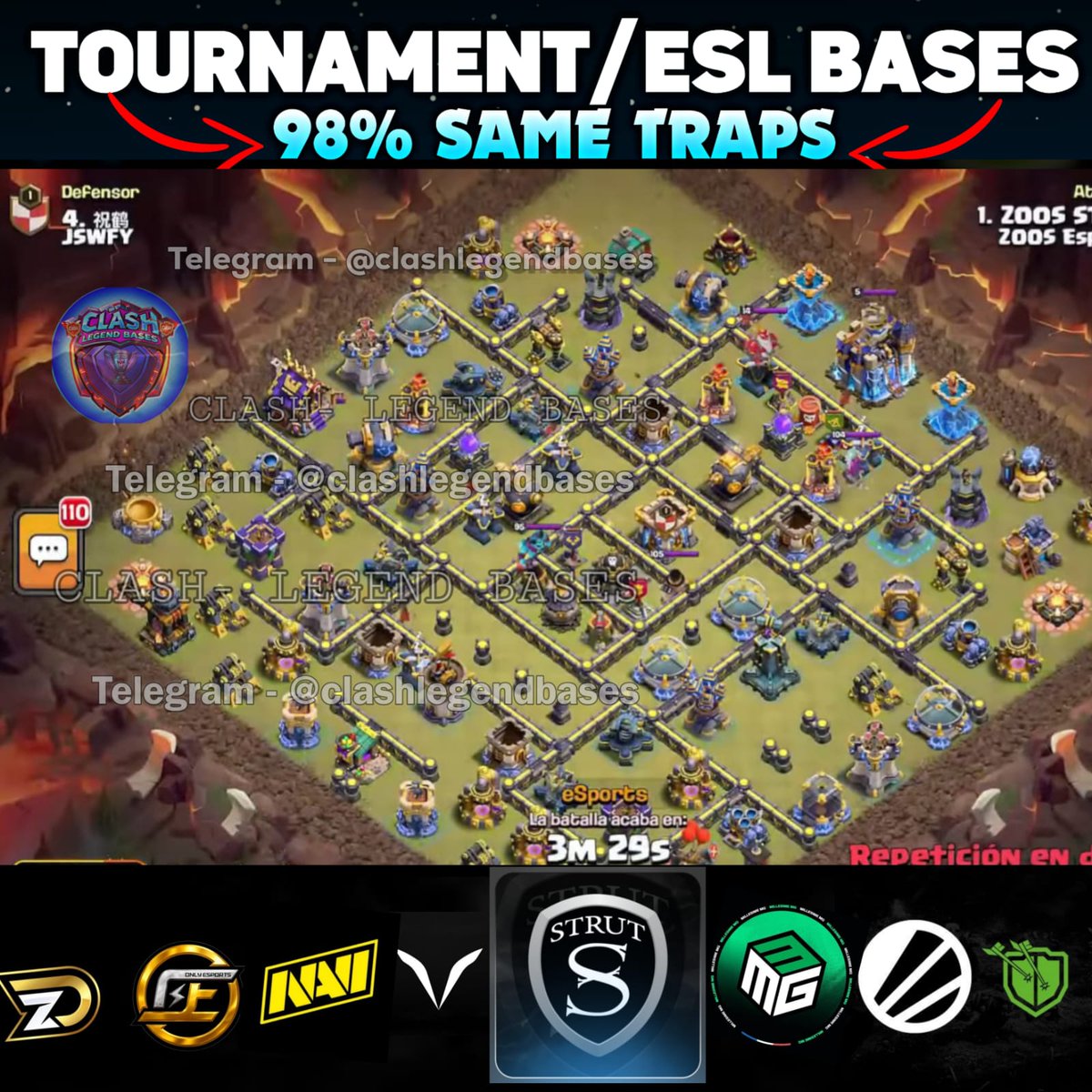 Clash- Legend Bases tweet media