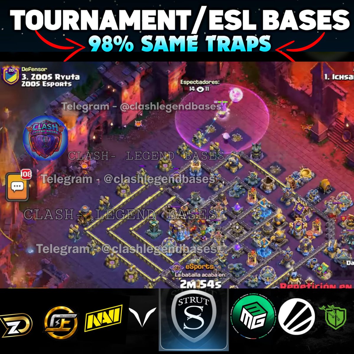 Clash- Legend Bases tweet media