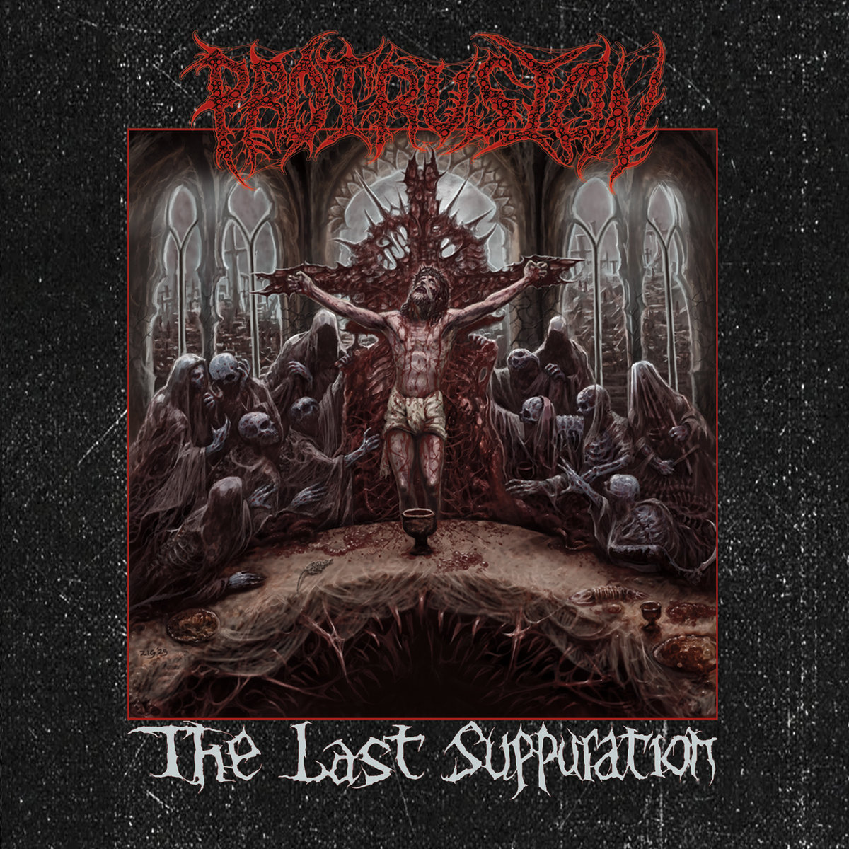 deadlystormzine's tweet photo. A raw, dark, and massive death metal assault on the very essence of death! A brutal album that kills on sight! Recenze/review - PROTRUSION - The Last Suppuration (2026): https://t.co/xxTVtpiqYT #deathmetal #protrusion #review #interview #oldschooldeathmetal #newalbum #nowplaying .@ironfortress816 .@jakubasphyx