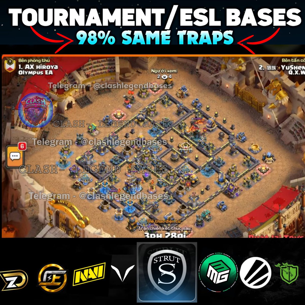 Clash- Legend Bases tweet media