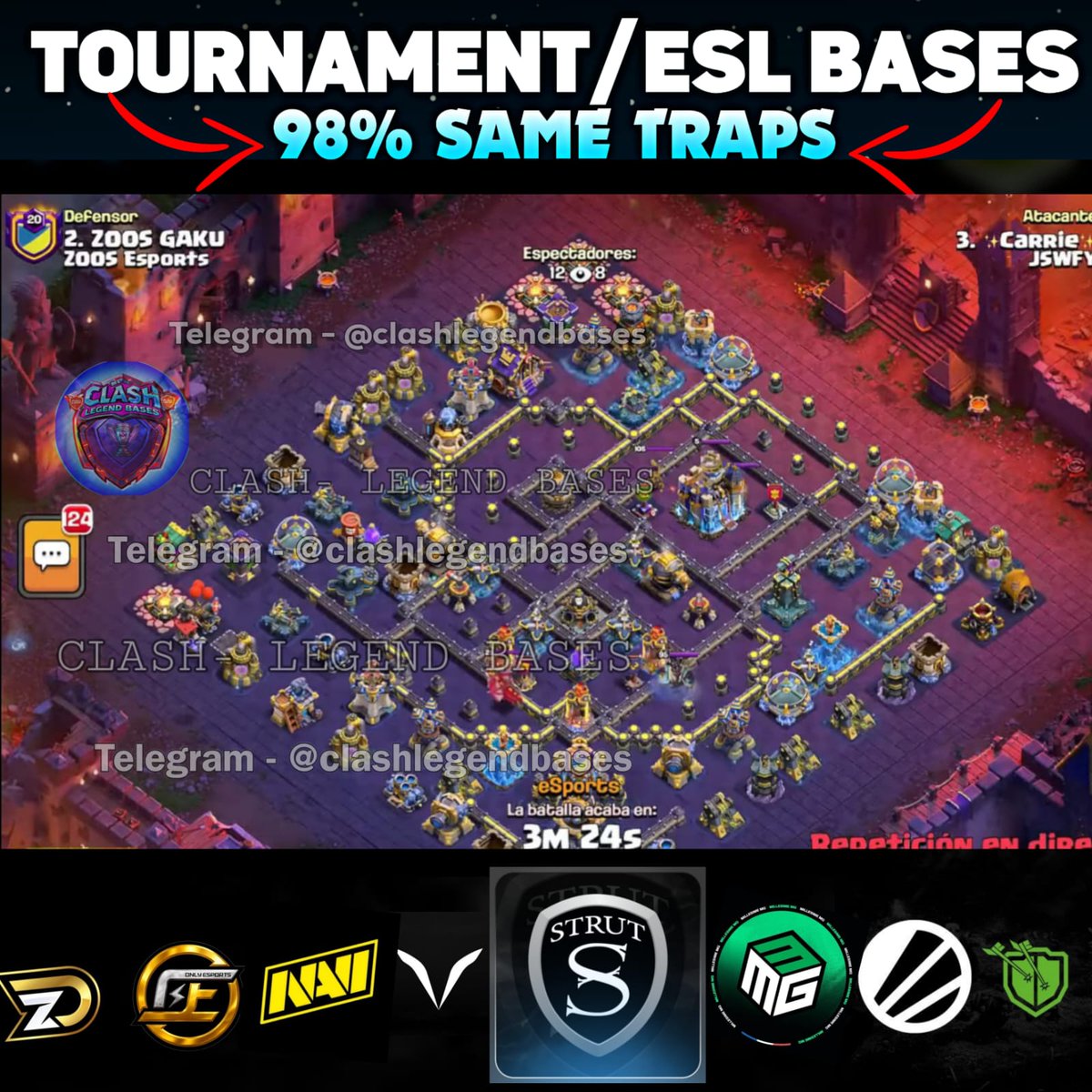 Clash- Legend Bases tweet media